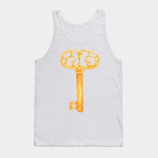 gold Antique Key _2 Tank Top